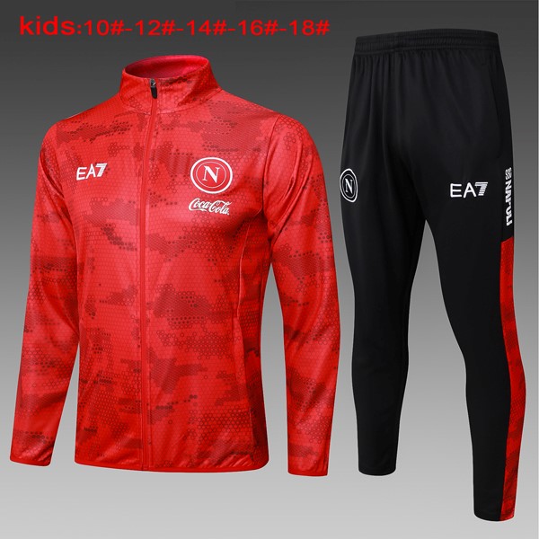 Bambino Giacca Napoli 24/25 Rosso
